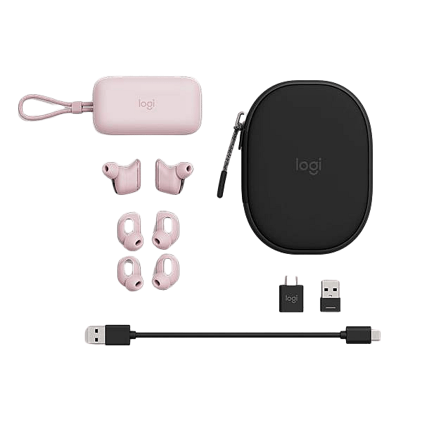 Logitech Zone True Wireless Bluetooth Rosado  Auriculares