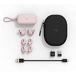 Logitech Zone True Wireless Bluetooth Rosado  Auriculares