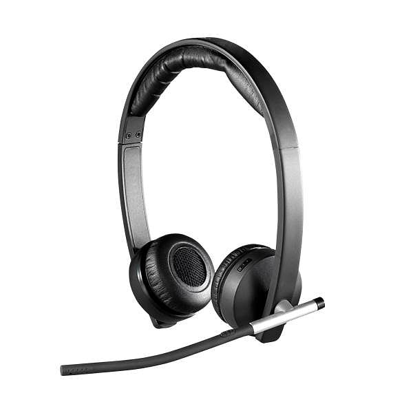 Logitech Auriculares Estereo Dual Inalámbricos con Micrófono H820E Negro USB