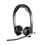 Logitech Auriculares Estereo Dual Inalámbricos con Micrófono H820E Negro USB Logitech Auriculares Estereo Dual Inalámbricos con Micrófono H820E Negro USB