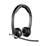 Logitech Auriculares Estereo Dual Inalámbricos con Micrófono H820E Negro USB Logitech Auriculares Estereo Dual Inalámbricos con Micrófono H820E Negro USB