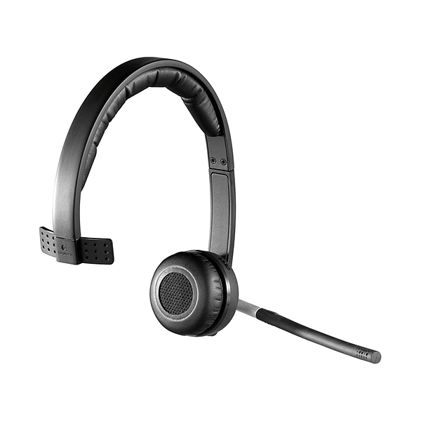 Logitech Auriculares Mono Inalámbricos con Micrófono H820E Negro USB