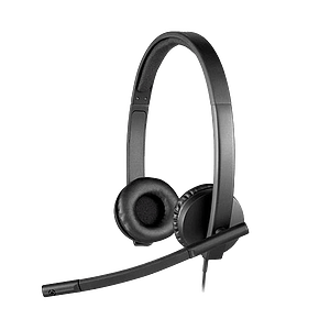 Logitech Auriculares Estereo con Micrófono H570E Negro USB