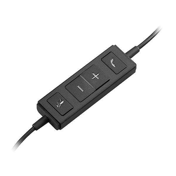 Logitech Auriculares Estereo con Micrófono H570E Negro USB