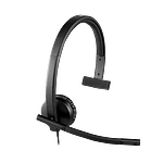 Logitech Auriculares Monoaurales con Micrófono H570E Negro USB Logitech Auriculares Monoaurales con Micrófono H570E Negro USB