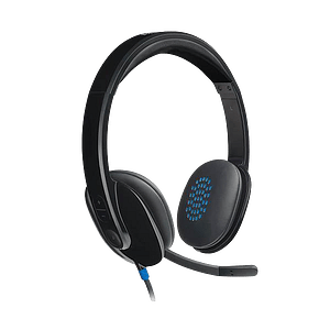 Logitech Auriculares Estéreo con Micrófono H540 Negro USB