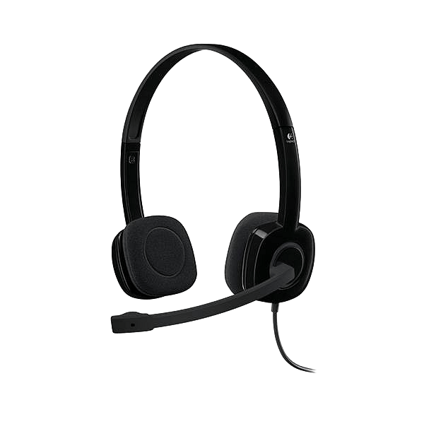 Logitech Auriculares Estéreo con Micrófono H151 Negro