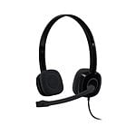 Logitech Auriculares Estéreo con Micrófono H151 Negro