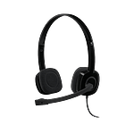 Logitech Auriculares Estéreo con Micrófono H151 Negro