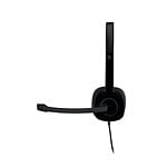 Logitech Auriculares Estéreo con Micrófono H151 Negro