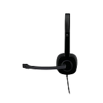 Logitech Auriculares Estéreo con Micrófono H151 Negro