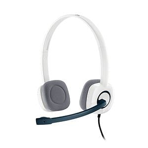 Logitech Auriculares Estéreo con Micrófono H150 Blanco