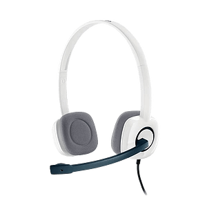 Logitech Auriculares Estéreo con Micrófono H150 Blanco