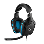 Logitech G432 71 Negro  Azul Gaming  Auricular
