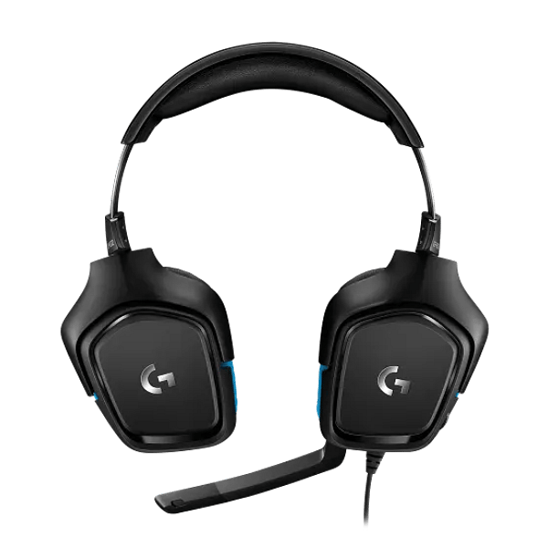 Logitech G432 71 Negro  Azul Gaming  Auricular