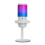 Mars Gaming MMICSE Blanco  Micrófono Profesional ARGB 196kHz 24 bits Soporte Antivibración Filtro Pop de Malla Metálica Control de Volumen y Mute