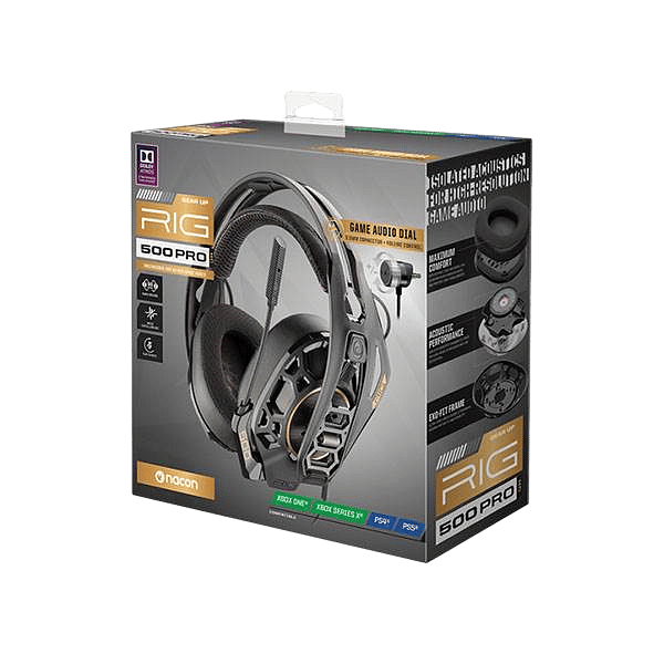 Nacon RIG 500PRO HC Black  Auriculares