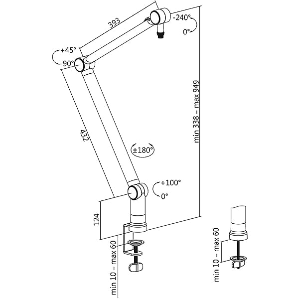 OPLITE Supreme Boom Arm Stand  Soporte para micrófono