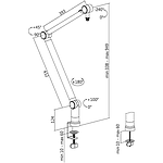 OPLITE Supreme Boom Arm Stand  Soporte para micrófono OPLITE Supreme Boom Arm Stand  Soporte para micrófono