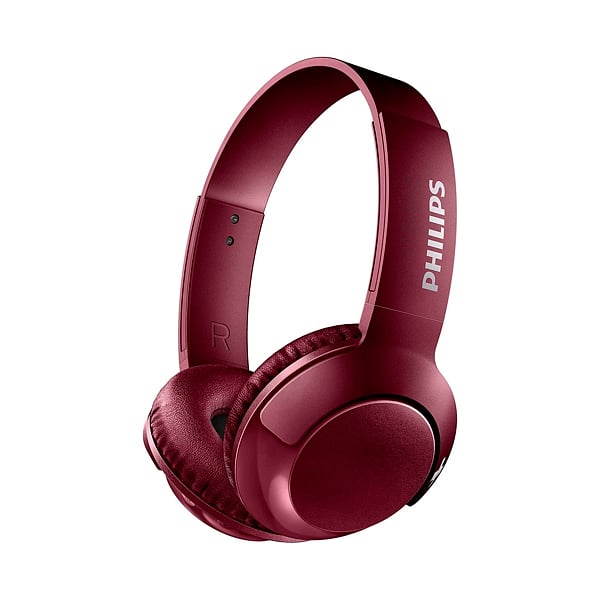 Philips BASS Rojo bluetooth Diadema Micro  Auriculares
