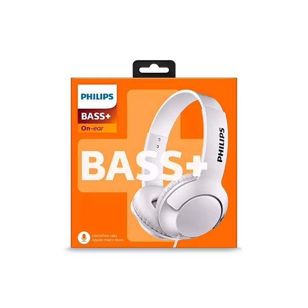 Philips BASS Blanco Diadema Micro  Auriculares