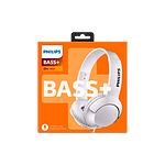 Philips BASS Blanco Diadema Micro  Auriculares