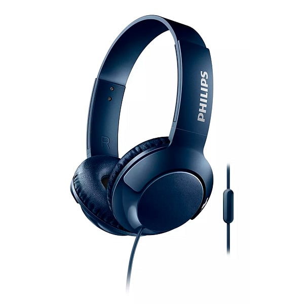 Philips BASS Azul Diadema Micro  Auriculares