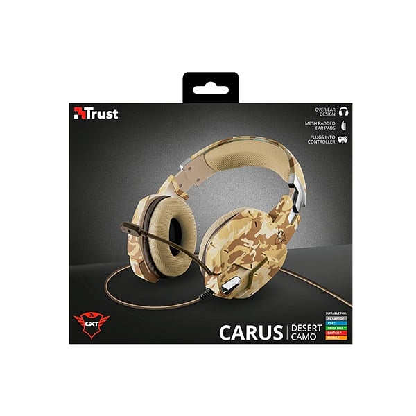 Trust GXT 322D CARUS DESERT  Auricular
