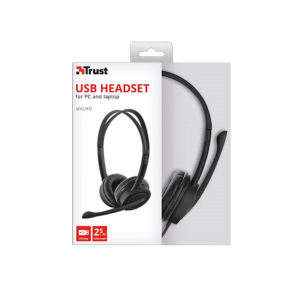 Trust Mauro negro USB  Auriculares