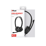 Trust Mauro negro USB  Auriculares