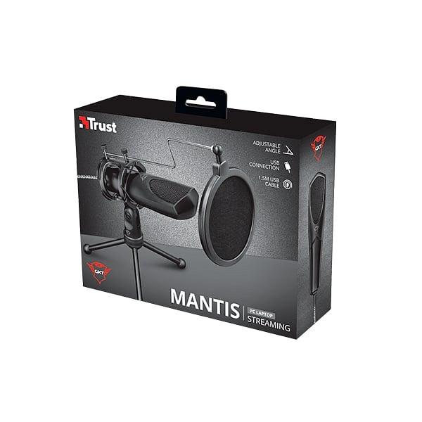 Trust Gaming GXT 232 Mantis Micrófono Condensador con Trípode