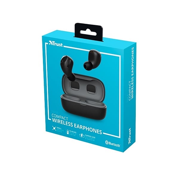 Trust Nika Compact Bluetooth Wireless Negro  Auriculares