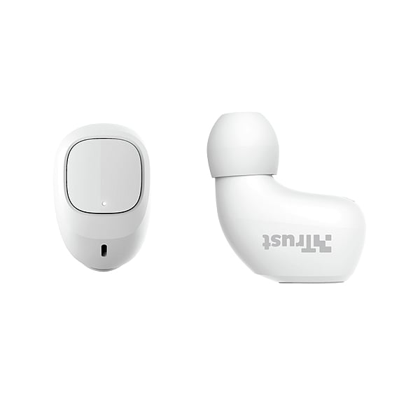 Trust Nika Compact Bluetooth Wireless Blanco  Auriculares
