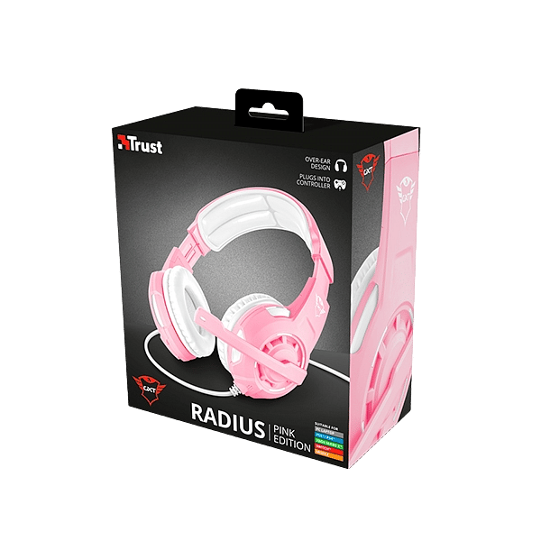Trust GXT 310P Radius Gaming Rosa  Auricular