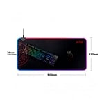 Adata XPG Battleground XL Prime RGB Cordura Negra  Alfombrilla Gaming