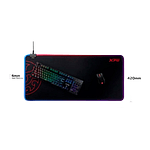 Adata XPG Battleground XL Prime RGB Cordura Negra  Alfombrilla Gaming