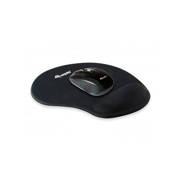 Equip Life Mouse Pad con Gel Negro  Alfombrilla