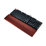 Glorious PC Gaming Wooden Keyboard Wirst Rest Golden Full
