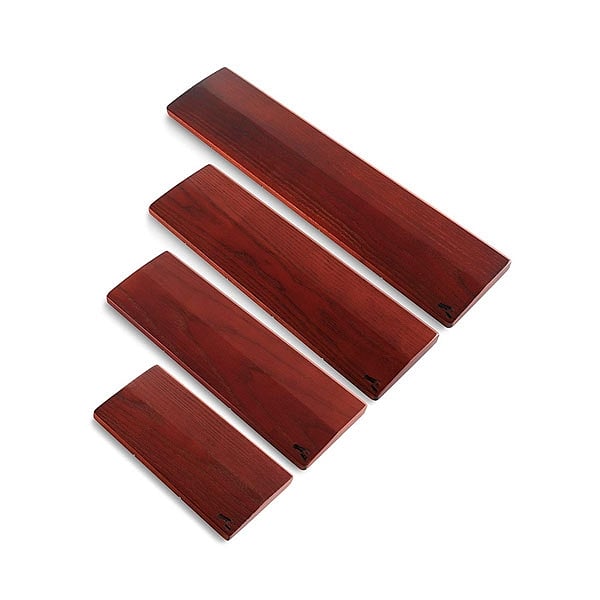 Glorious PC Gaming Wooden Keyboard Wirst Rest Golden Full