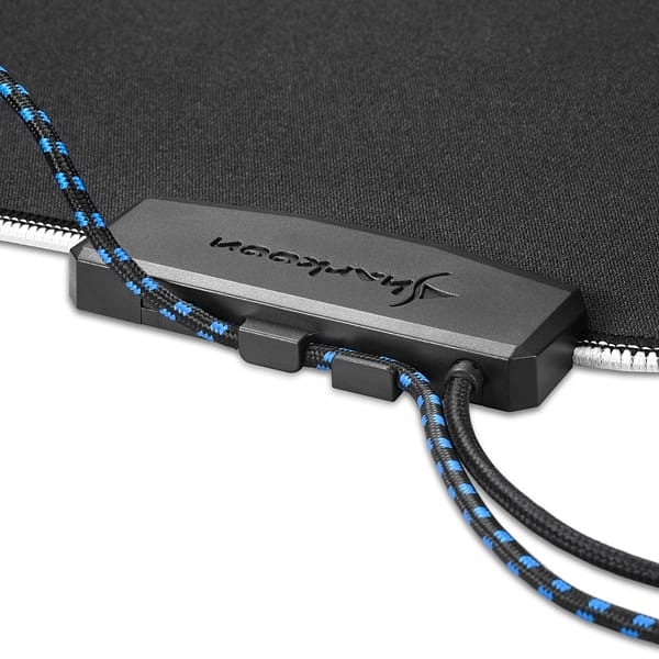 Sharkoon 1337 RGB negra  XL Alfombrilla