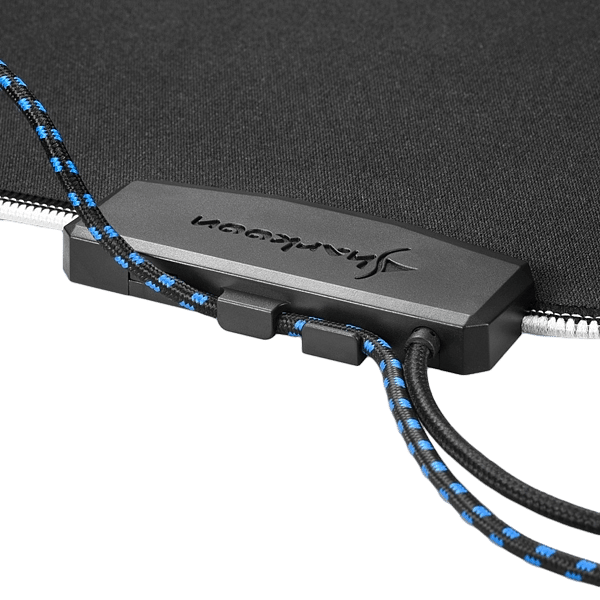 Sharkoon 1337 RGB negra  XL Alfombrilla