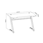 OPLITE Tilt Gaming Desk Negro  Mesa Gaming OPLITE Tilt Gaming Desk Negro  Mesa Gaming