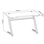 OPLITE Tilt Gaming Desk Blanco  Mesa Gaming