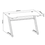 OPLITE Tilt Gaming Desk Blanco  Mesa Gaming OPLITE Tilt Gaming Desk Blanco  Mesa Gaming