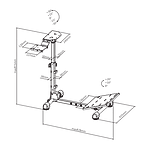 OPLITE Wheel Stand GT  Soporte volante y pedales OPLITE Wheel Stand GT  Soporte volante y pedales
