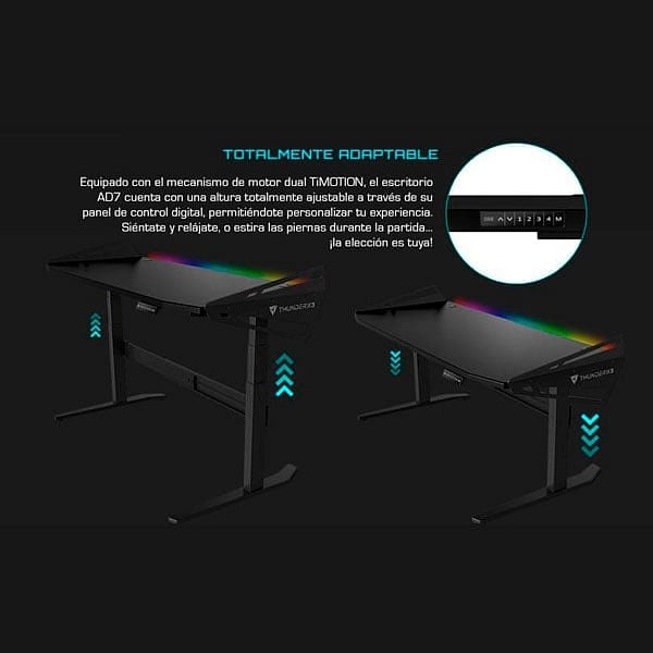 Thunder X3 AD7 RGB L 160cm   Mesa