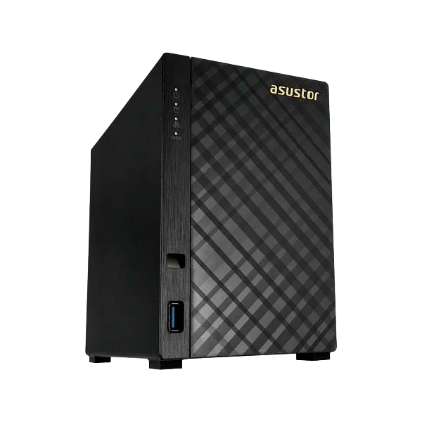 Asustor AS1002T v2 2 Bahías 2Core 16GHz 512MB DDR3  NAS