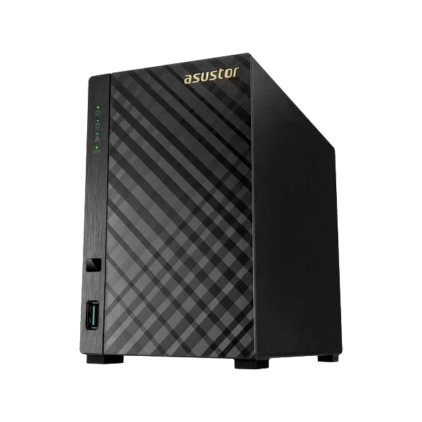 Asustor AS1002T v2 2 Bahías 2Core 16GHz 512MB DDR3  NAS