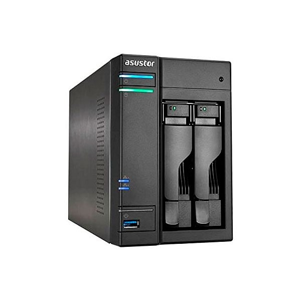 Asustor AS6302T 2 Bahías 2Core 25GHz 2GB DDR3L  NAS