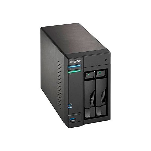 Asustor AS6302T 2 Bahías 2Core 25GHz 2GB DDR3L  NAS